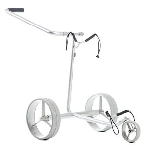 Elektryczny wózek golfowy JuStar Silver Trolley, tytanowo-srebrny, elektryczny