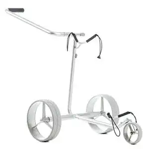Elektro golf trolley justar silver trolley titansilber elektro