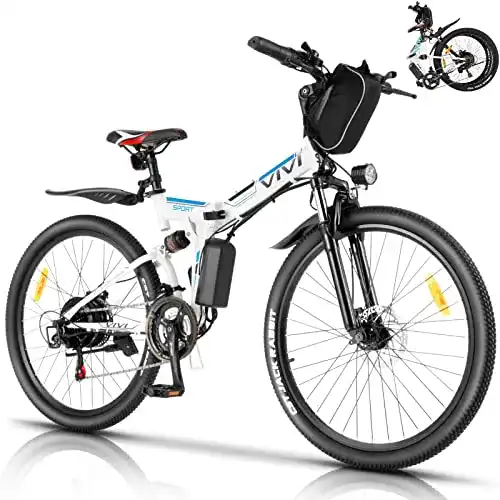 Elektrofahrrad Vivi E-Bike 26 Zoll E-Mountainbike mit 250 Watt Motor