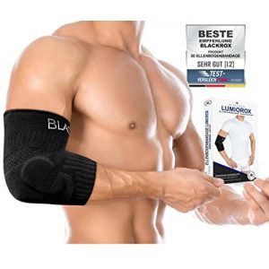 Bandage coude BLACKROX LUMIOROX bras de tennis pour femme et homme