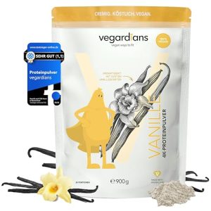 Protéine de pois végétariens, poudre de protéine végétalienne VANILLE (900g)