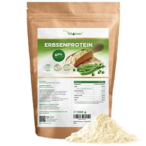 Proteína de guisante Vit4ever en polvo 1,1 kg / 1100 g - 87% de contenido proteico