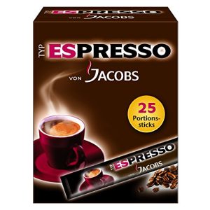 Espresso-Sticks Jacobs löslicher Kaffee Espresso, Instant Kaffee