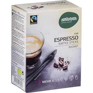 Espresso sticks Naturata feira de café expresso orgânico, 50g