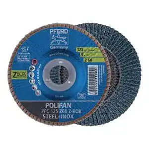 Faecherscheiben 125 pferd 10x faecherscheibe polifan z box d