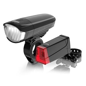 Fahrradlicht DANSI Fahrradleuchten-Set StVZO I LED- I Rad-Licht hell