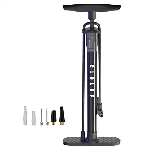 CLOLOP Fahrradpumpe für Schrader und Presta Ventile