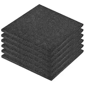Fallschutzmatten vidaxl 6x schwarz fallschutzplatten
