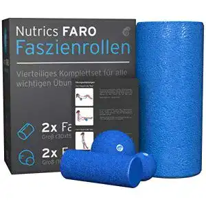 Faszienrollen set nutrics faro faszienrolle komplettset 4 teilig