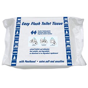 Vlhčený toaletní papír YACHTICON Easy Flush toaletní ubrousky