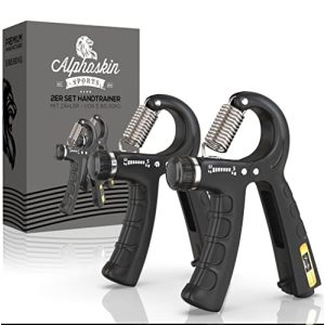 Fingertrainer ALPHASKIN Premium handstrainer med räknefunktion