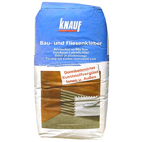 Tile adhesive Knauf K1 25kg - K1 flexible adhesive for inside and outside - tile adhesive knauf k1 25kg k1 flex adhesive for inside and outside