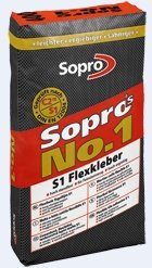 Fliseklæber Sopro's No.1, 400, fleksibel klæbepose á 5 kg