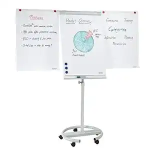 Flipchart franken beschreibbar magnetisch mobil mit rollen