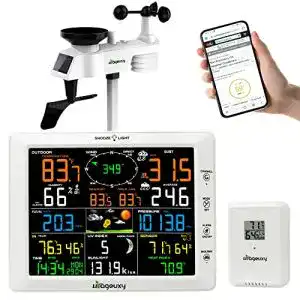 Funkwetterstation urageuxy funk wetterstation mit aussensensor wlan