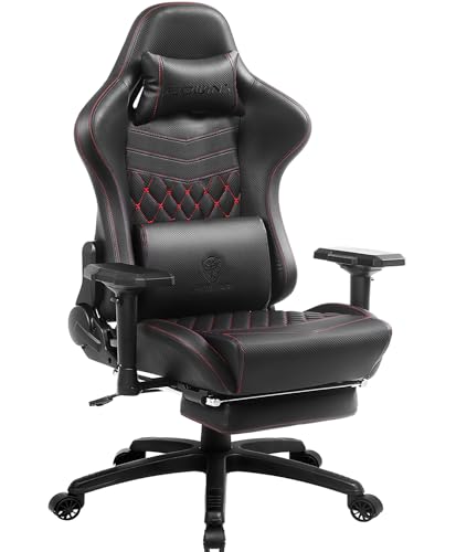 Fußstütze Dowinx Gaming Stuhl Ergonomischer Rennstil mit Massage