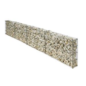 Conjunto de grades de parede Gabions bellissa - 95550 - parede, cestos de pedra