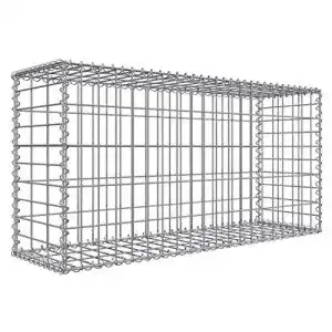 Gabionen niederberg metall gabione 100x50x30 steingabione