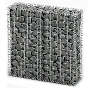 Gabionen vidaxl gabione 100x100x30cm steinkorb stein