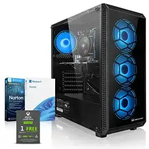 Gaming pc megaport gaming pc amd ryzen 5 5600 6 kern 3 50 ghz