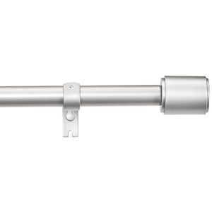 Amazon Basics curtain rods with flat end