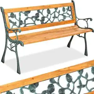 Gartenbank tectake parkbank holz diverse modelle