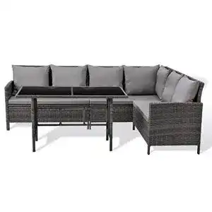 Gartenmoebel svita madison monroe polyrattan ecksofa