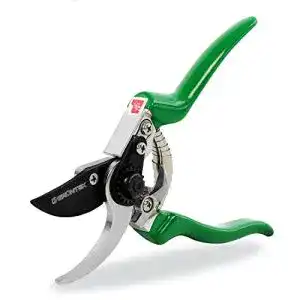 Gartenschere gruentek falke teflon baumschere
