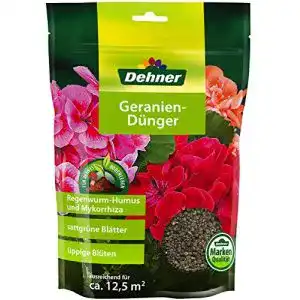 Geranienduenger dehner geranien duenger 1 kg fuer ca 12 5 qm