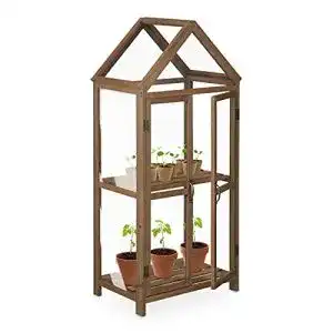 Gewaechshaeuser holz relaxdays gewaechshaus balkon holz
