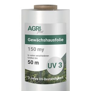 Drivhusfilm AGRI pluss 4,0 x 15 m, svært gjennomsiktig