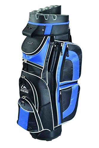 Golfbags Longridge EZE Kaddy Pro Cart Bag, Schwarz/Marine