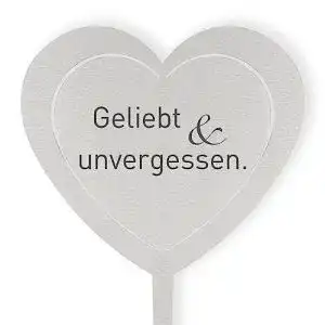 Grabschmuck fritz cox dolorino grabstecker herz