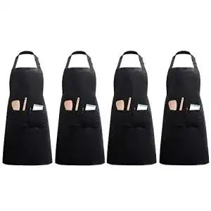 Grillschuerze innogear schuerzen 4 stk latzschuerzen mit 2 taschen