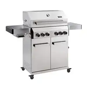 Grillwagen taino platinum 42 gasgrill edelstahl komplett
