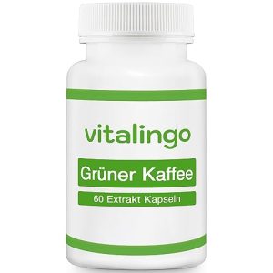 Grøn kaffe vitalingo ekstrakt 60 kapsler, høj dosering
