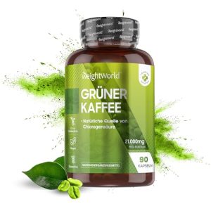 Grüner Kaffee WeightWorld, 21.000mg Bohnen Extrakt