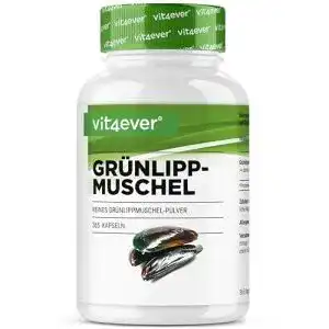 Gruenlippmuschel kapseln vit4ever gruenlippmuschel 365 kapseln