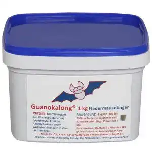 Guanokalong Fledermaus-Dünger Pulver 1 kg für Pflanzen