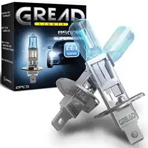 H1 birne gread 2x h1 halogen birne xenon optik superweiss