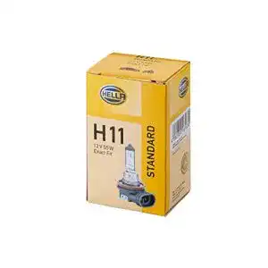 H11 lampe hella gluehlampe h11 standard 12v 55w
