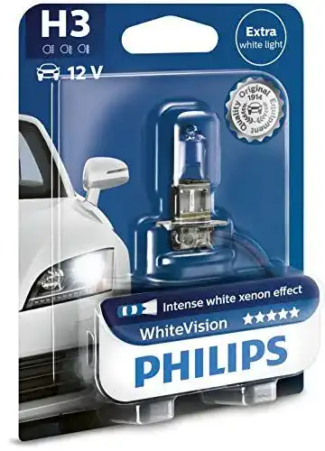 Philips WhiteVision H3 Scheinwerferlampe mit Xenon-Effekt