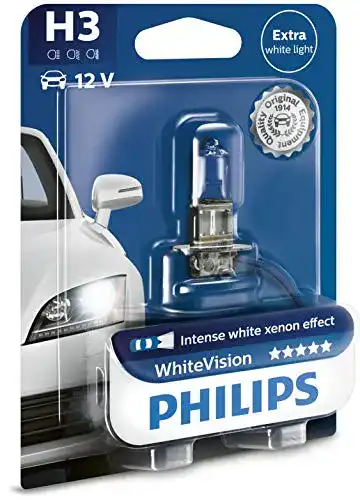 Philips WhiteVision H3 Scheinwerferlampe mit Xenon-Effekt