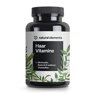 Vitaminas para o cabelo, elementos naturais, vitaminas para o cabelo – 180 cápsulas