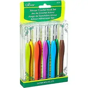 Haekelnadel set clover midh20410 amour 9 groessen