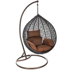 Hanging chair Home Deluxe – Cielo – Gray, height 200 cm