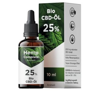 Hemp oil CBD oil ALPEX-MED organic CBD oil 25% full spectrum - organic hemp