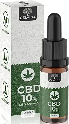 Hanföl CBD Öl Delvina 10% Vollspektrum Gold
