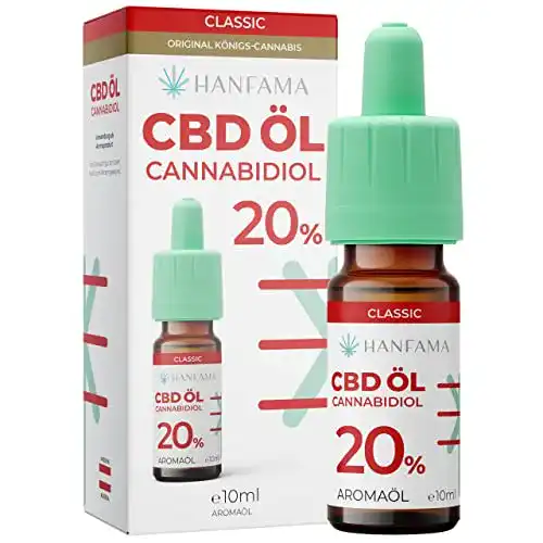 Hanfama CBD Öl 20% Classic Vollspektrum Hanf Öl