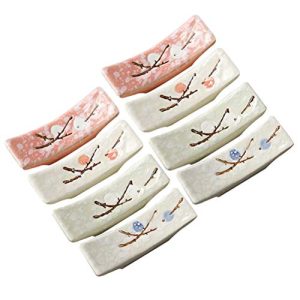 Hashioki BESTonZON 8 pezzi in ceramica con motivo a fiori di pruno